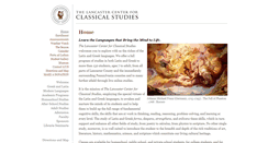 Desktop Screenshot of latinandgreek.org